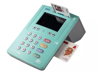 Stationäres E-Health-Kartenterminal ORGA Neo inkl. gSMC-KT (Farbe: Mint)
